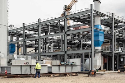 Kraftwerk Montage Stahlbau